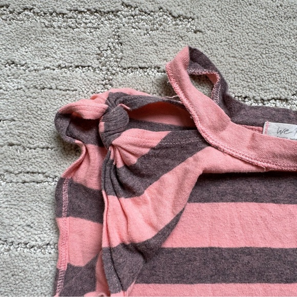 ✨ Free People We The Free The Twist Coral Light Striped Tank Top - Picture 8 of 11